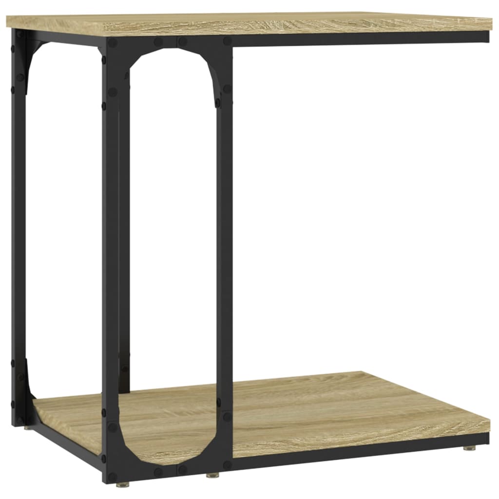 vidaXL Bočný stolík dub sonoma 50x35x52 cm spracované drevo