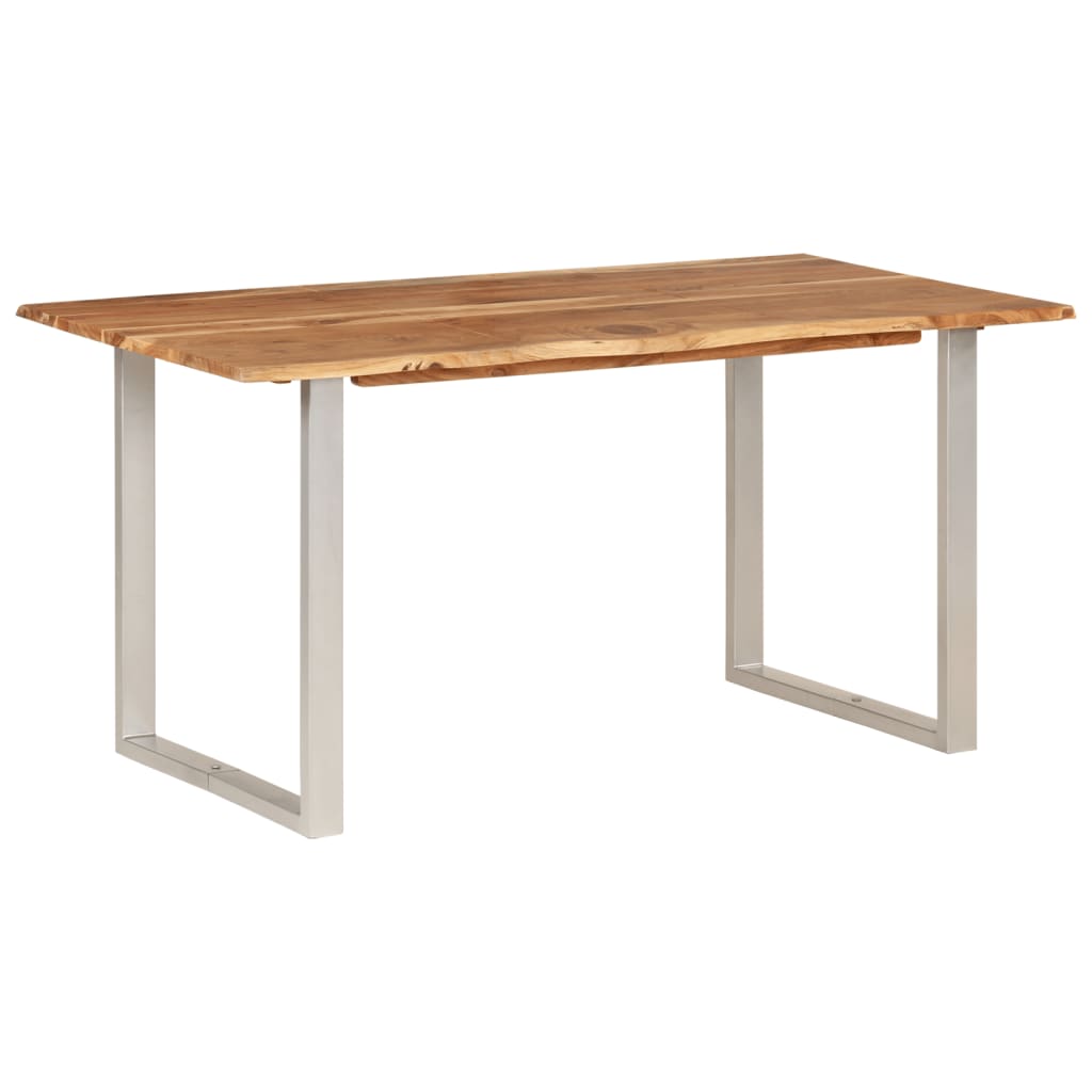 vidaXL Jedálenský stôl 154x80x76 cm masívne akáciové drevo