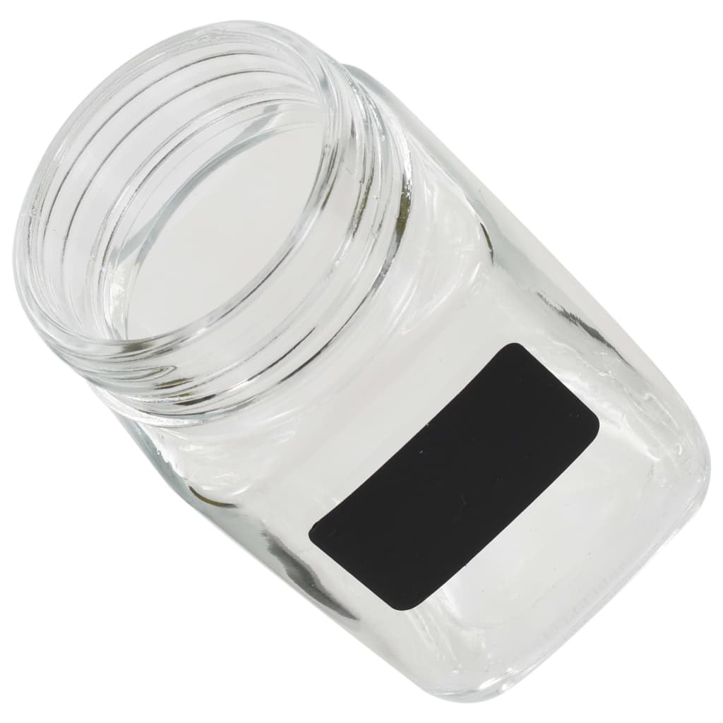 vidaXL Skladovacie poháre s nálepkou 12 ks 300 ml