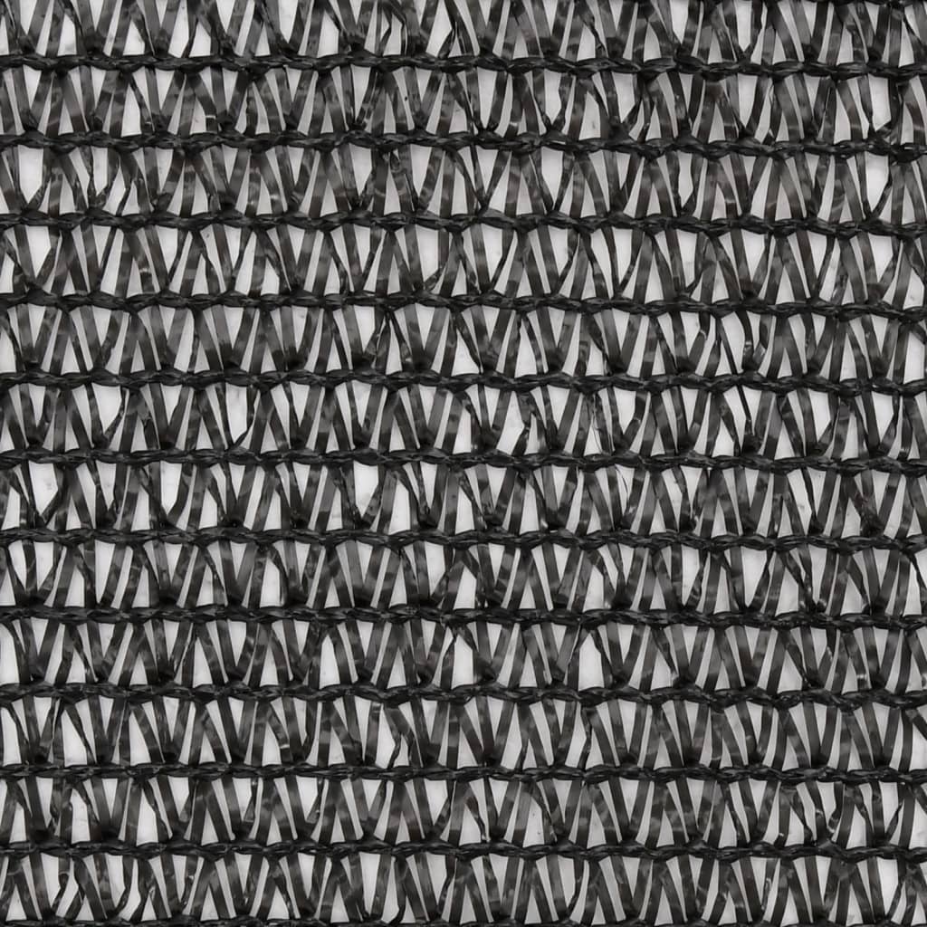 vidaXL Tieniaca sieť HDPE 2x10 m čierna