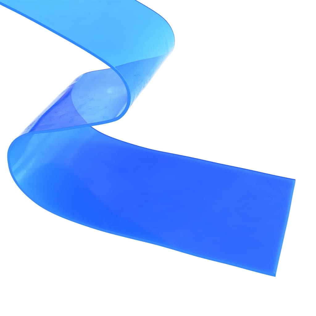vidaXL Záves na dvere modrý 200 mmx1,6 mm 10 m PVC
