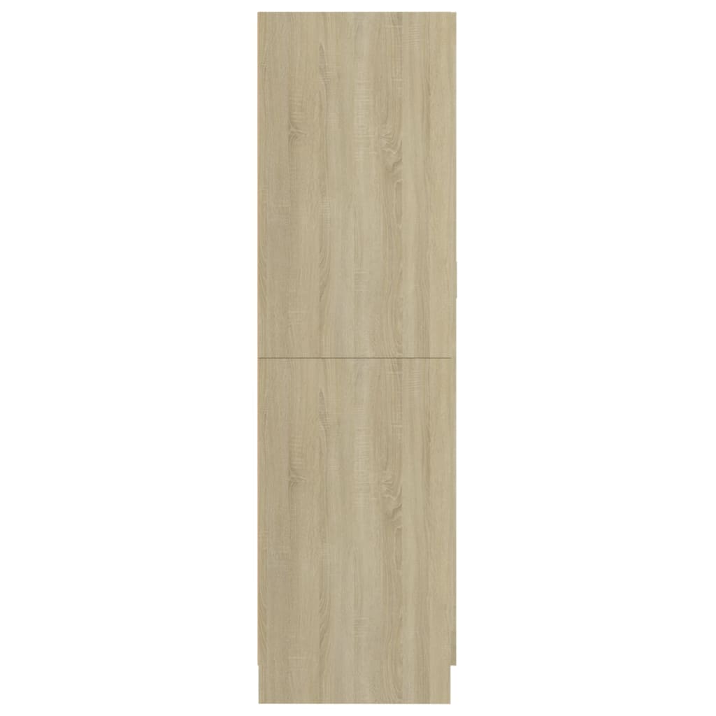 vidaXL Šatník, dub sonoma 82,5x51,5x180 cm, kompozitné drevo