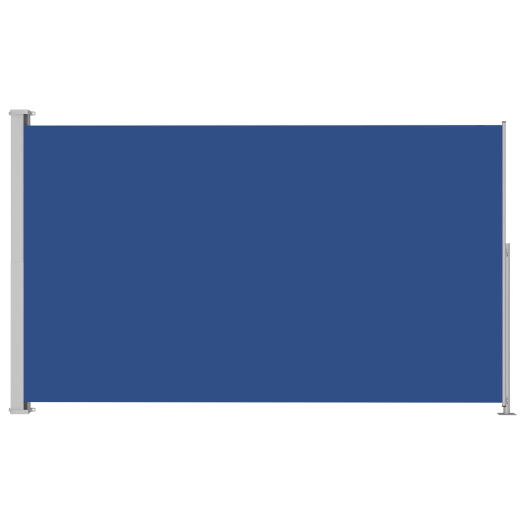 vidaXL Zaťahovacia bočná markíza na terasu 220x300 cm modrá