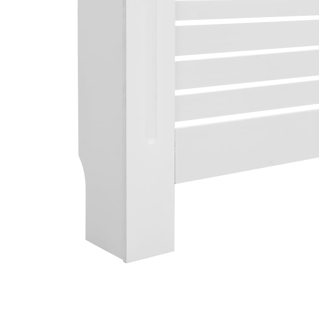 vidaXL Kryt na radiátor, biely 172x19x81,5 cm, MDF