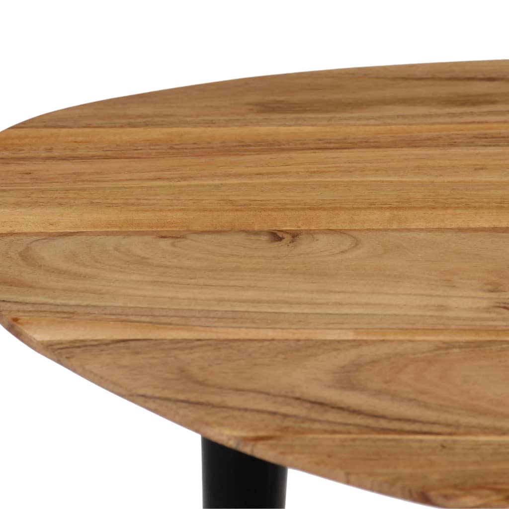 vidaXL 3-dielna sada konferenčných stolíkov, masívne akáciové drevo