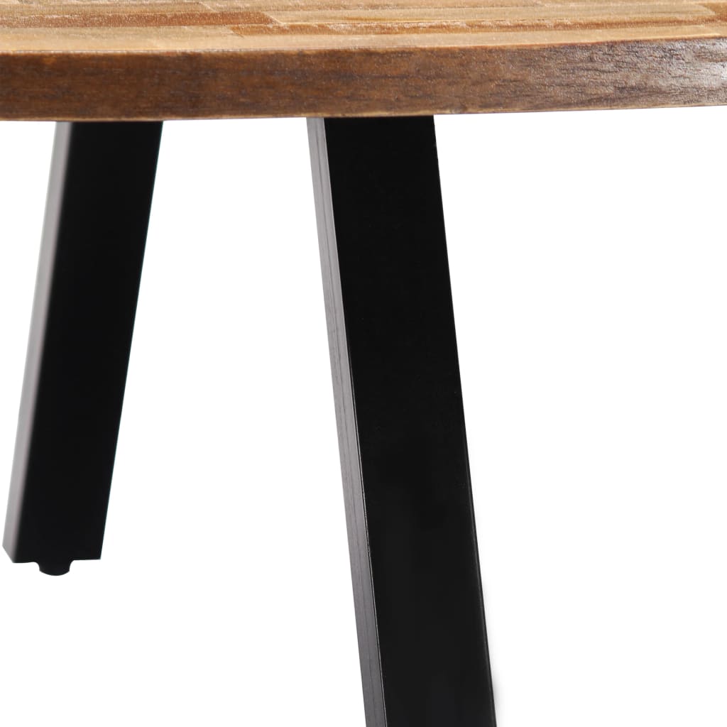 vidaXL Konferenčný stolík, recyklované teakové drevo oválny 120x60x30 cm