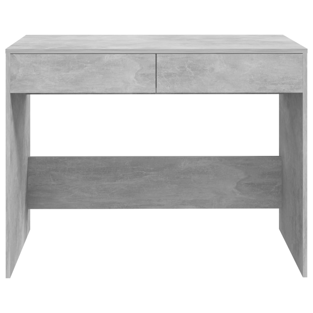 vidaXL Stôl betónovo-sivý 101x50x76,5 cm drevotrieska