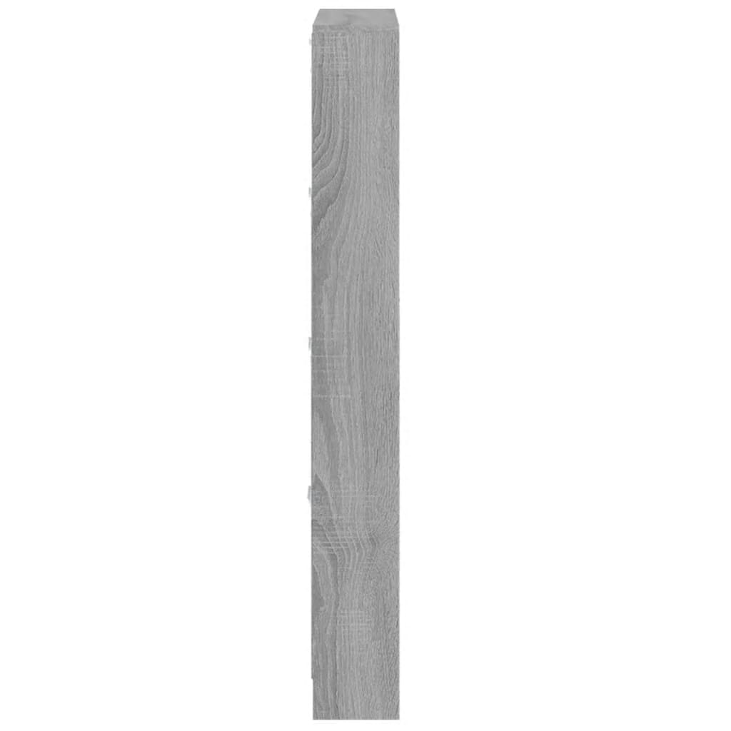 vidaXL Botník Sivý dub sonoma 59x17x150 cm spracované drevo