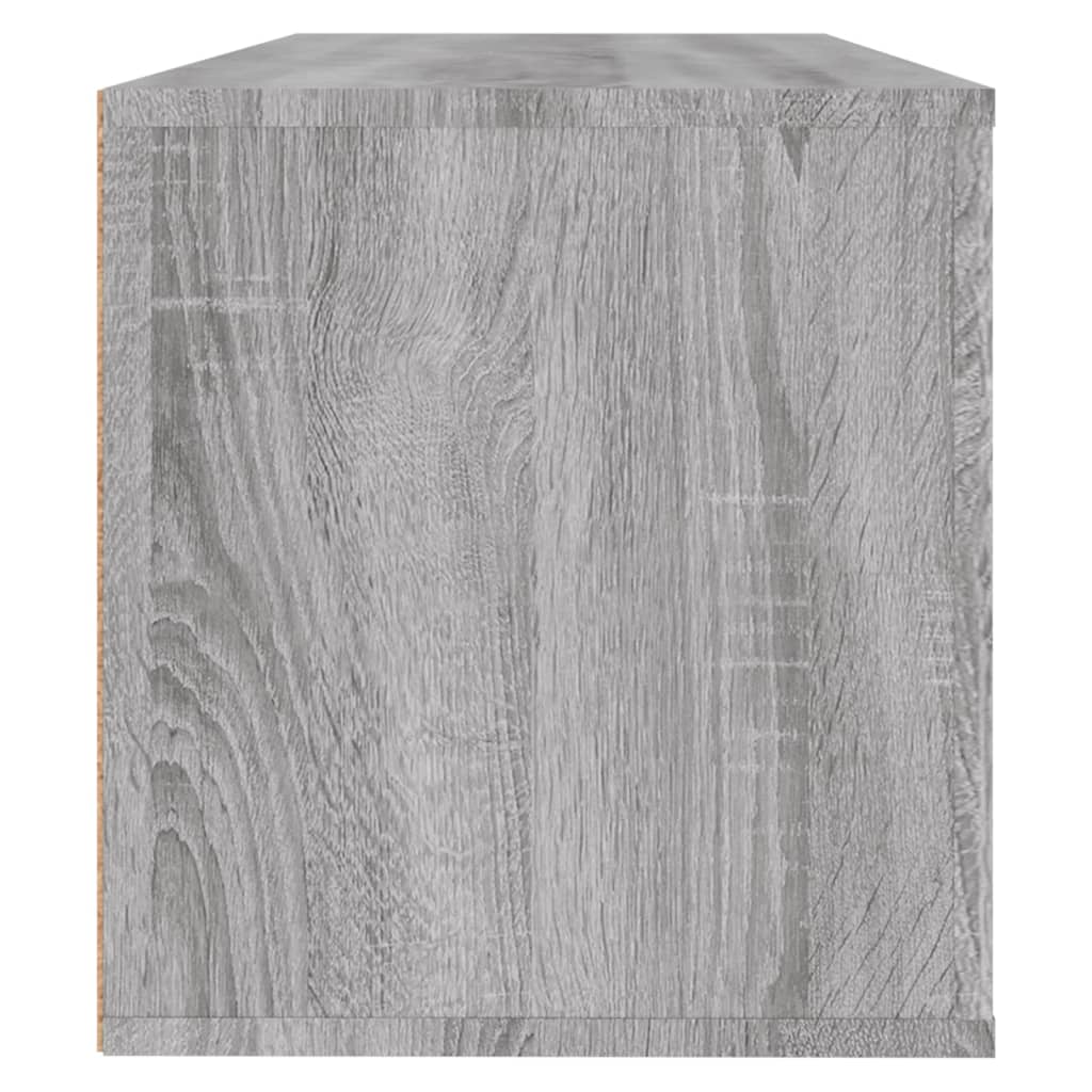 vidaXL Botník sivý dub sonoma 100x35x38 cm spracované drevo
