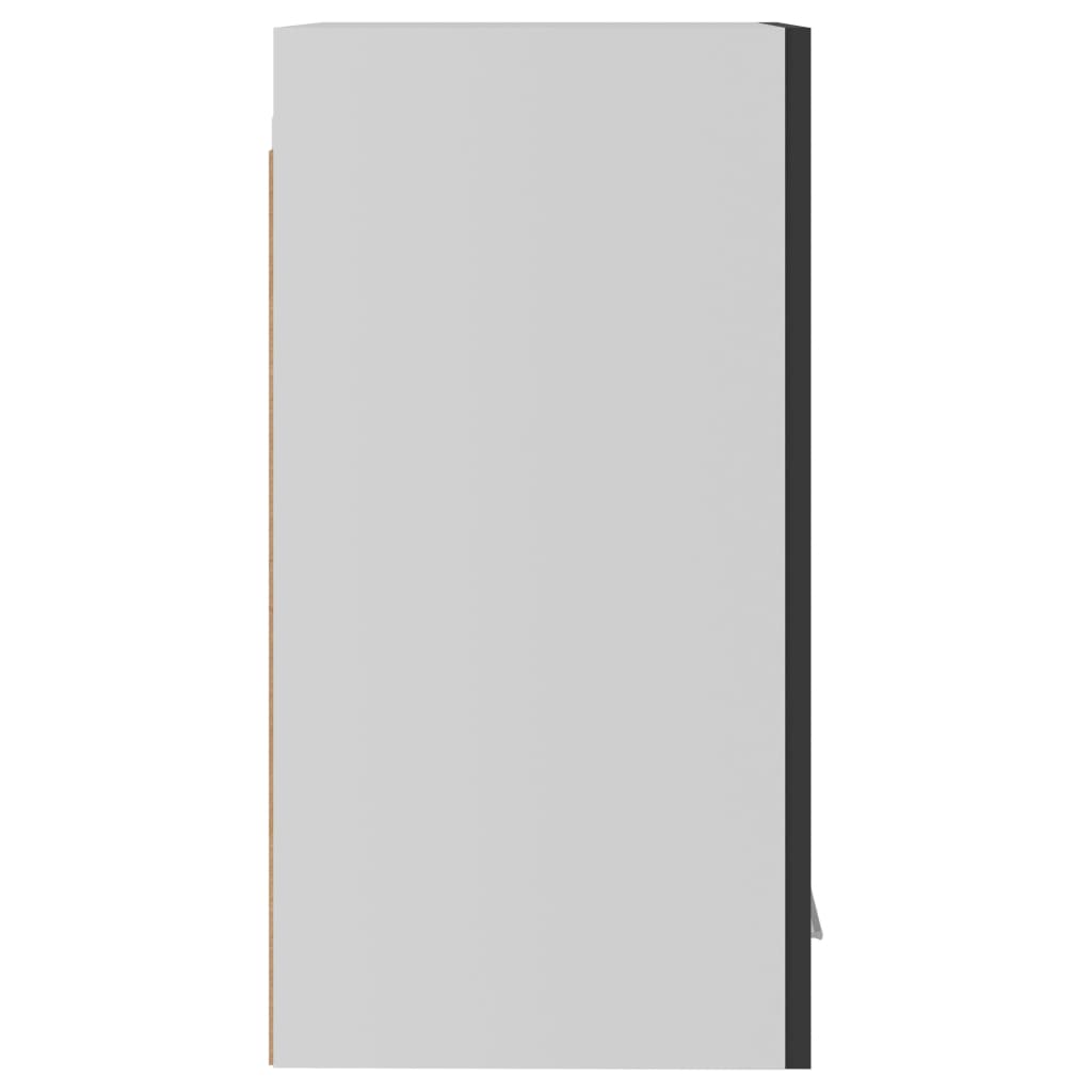 vidaXL Závesná skrinka, sivá 29,5x31x60 cm, kompozitné drevo