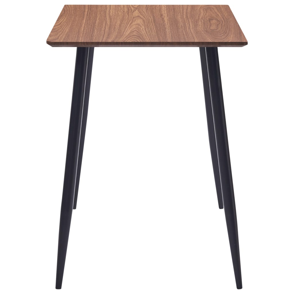 vidaXL Jedálenský stôl, hnedý 120x60x75 cm, MDF