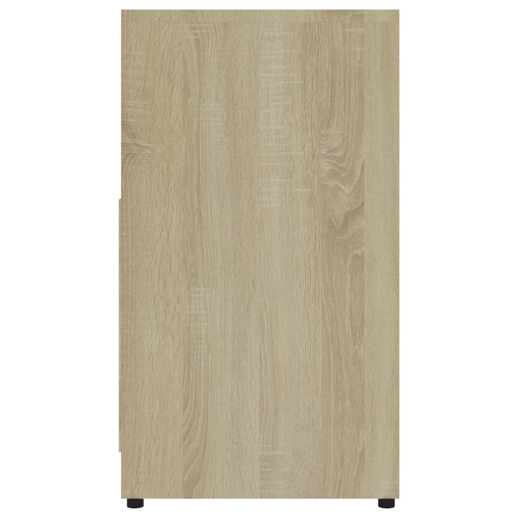 vidaXL Skrinka do kúpeľne, dub sonoma 60x33x61 cm, kompozitné drevo