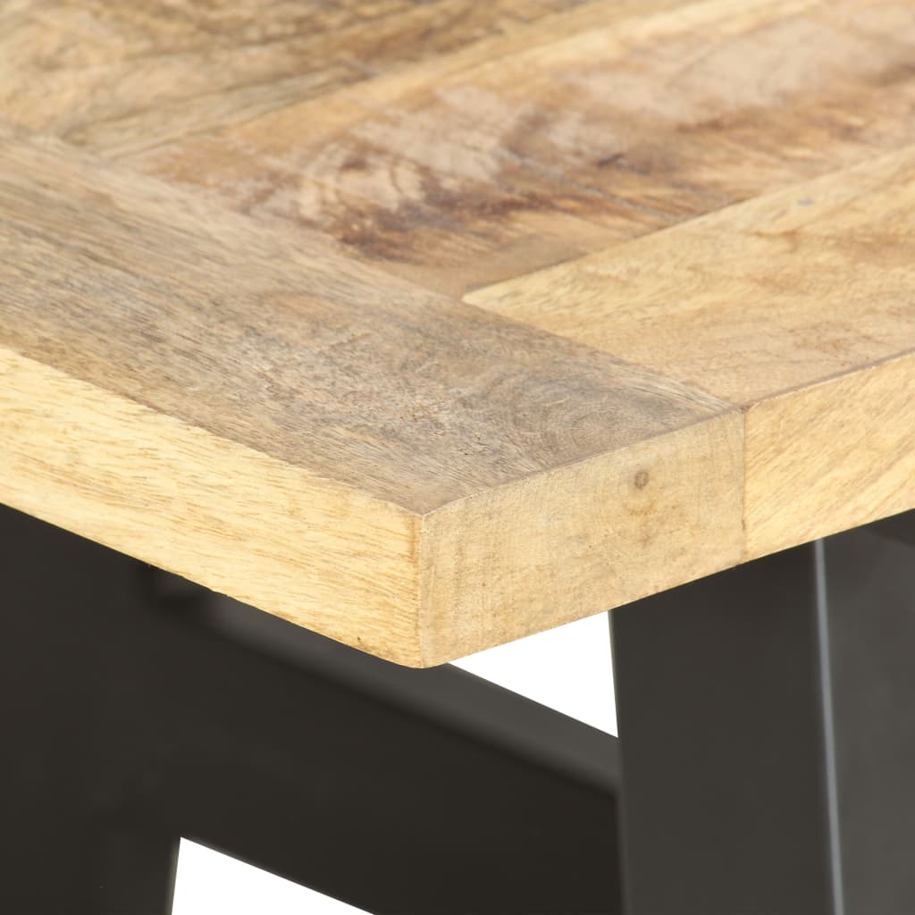 vidaXL Rozkladací jedálenský stôl 160x70x45 cm masívne mangovníkové drevo