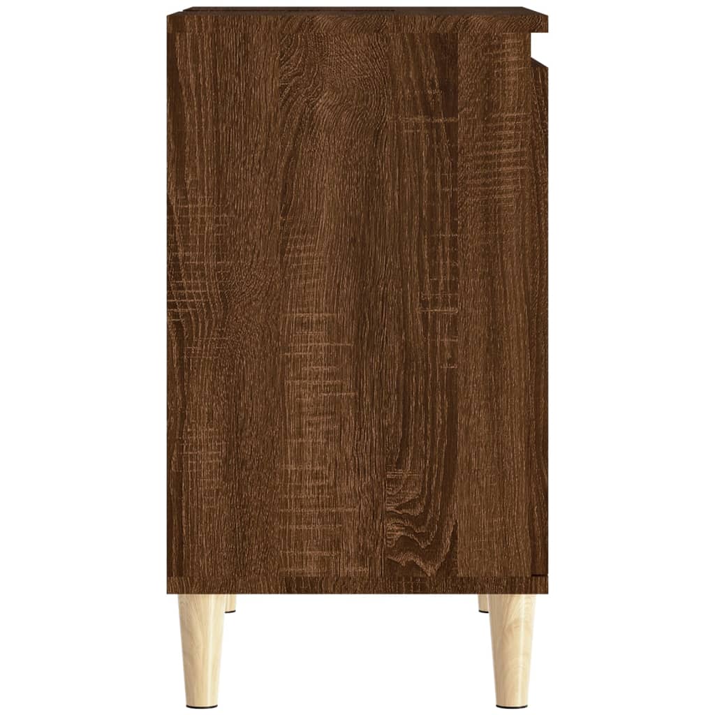 vidaXL Umývadlová skrinka hnedý dub 58x33x60 cm kompozitné drevo
