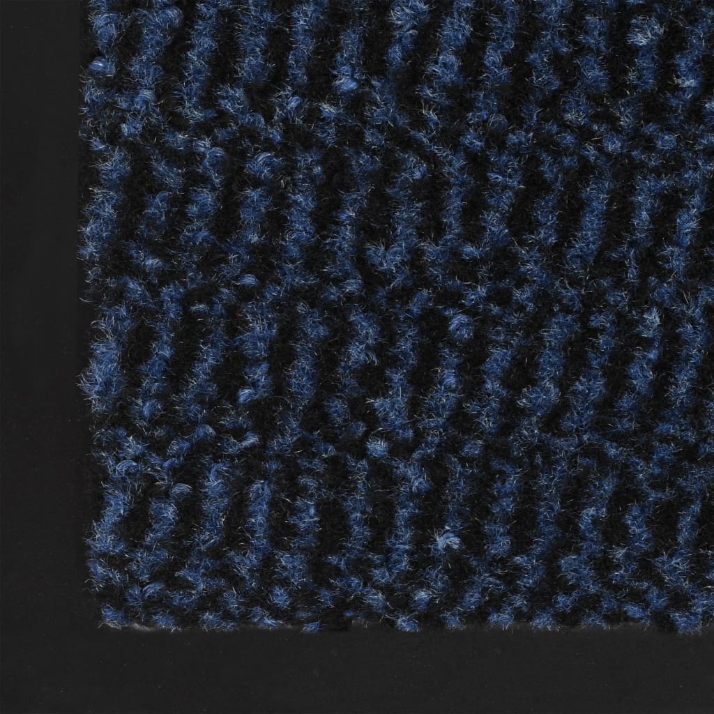vidaXL Rohožka pred dvere, obdĺžniková, všívaná, 120x180 cm, modrá