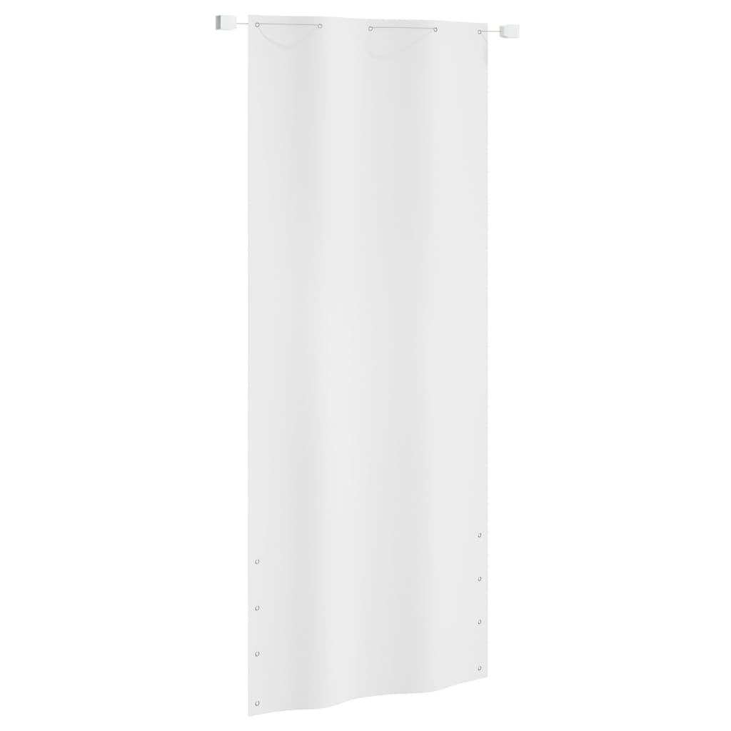 vidaXL Balkónová markíza biela 100x240 cm oxfordská látka