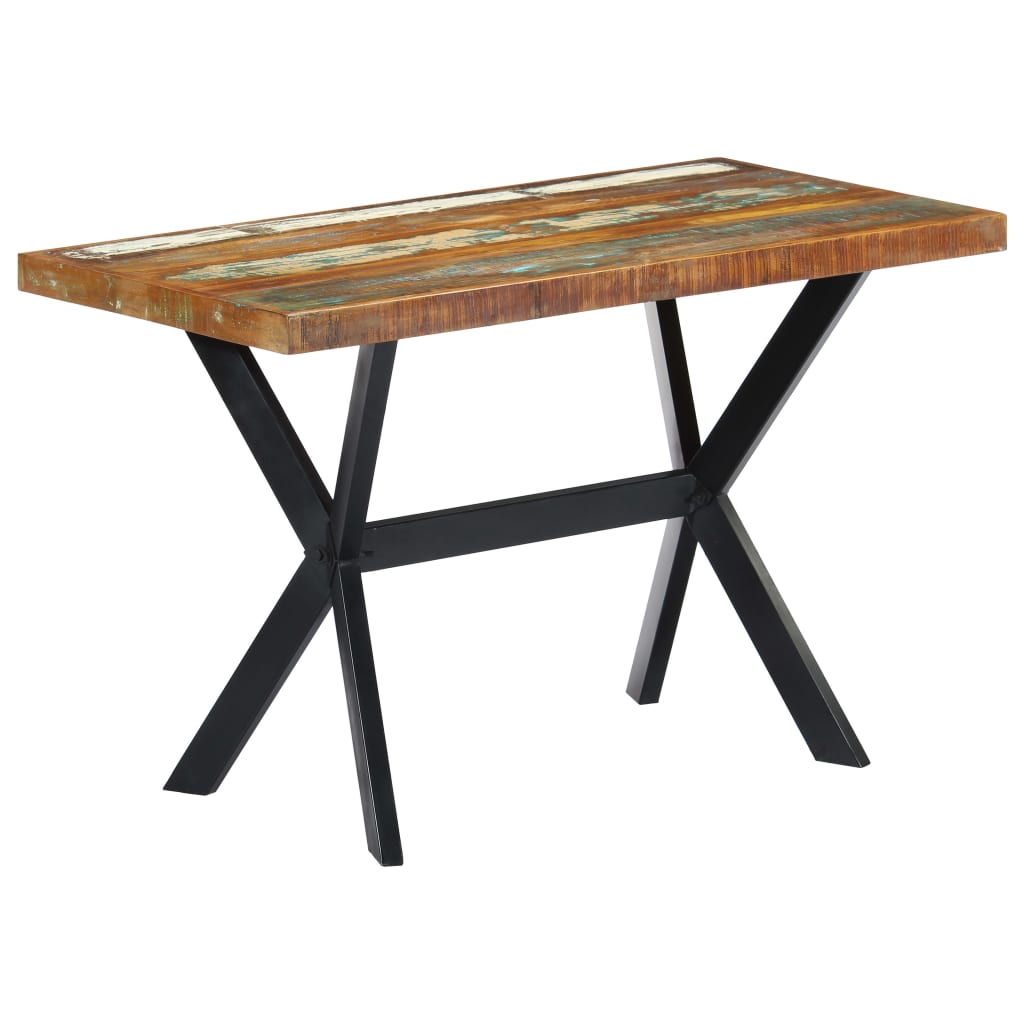 vidaXL Jedálenský stôl 120x60x75 cm, recyklovaný masív