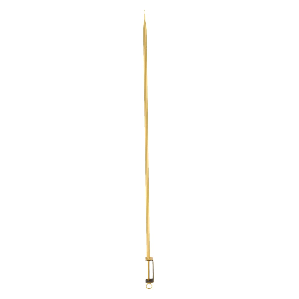 Esschert Design Dekoratívna stolová tyč so svorkou, zlatá