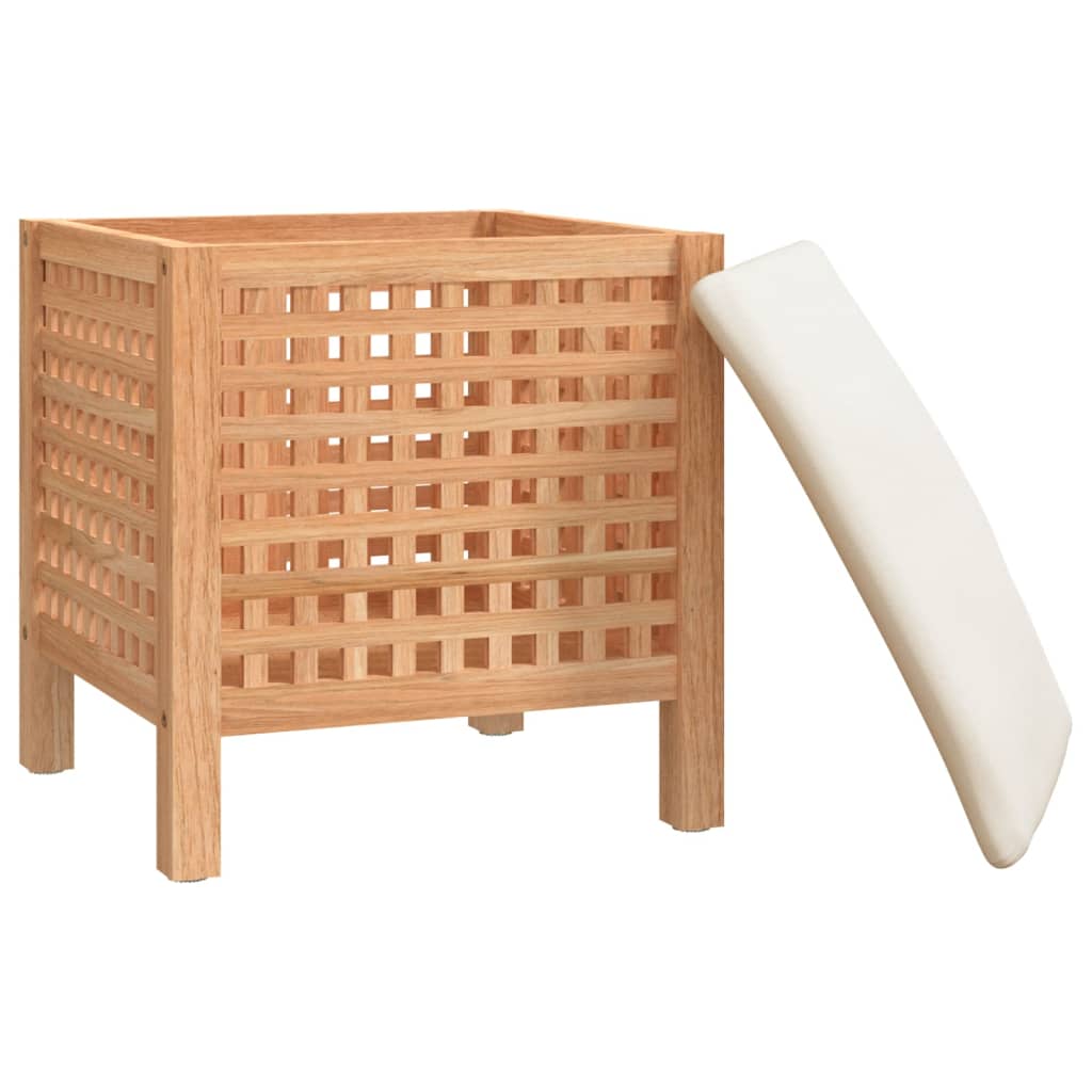 vidaXL Kúpeľňová stolička 48x47,5x52 cm masívne orechové drevo