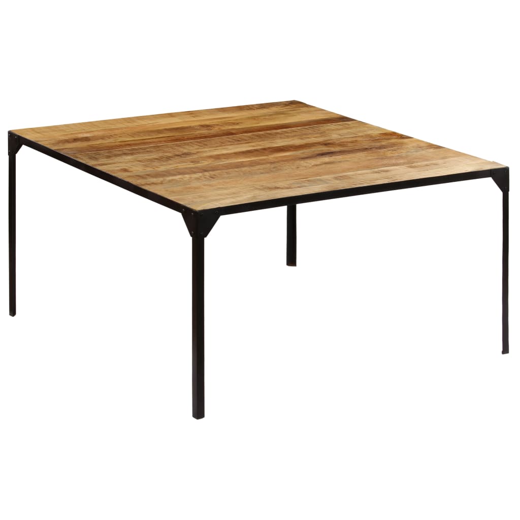 vidaXL Jedálenský stôl 140x140x76 cm, mangový masív