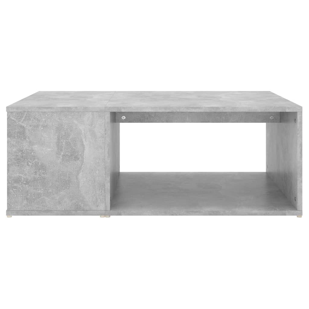 vidaXL Konferenčný stolík betónovo-sivý 90x67x33 cm drevotrieska