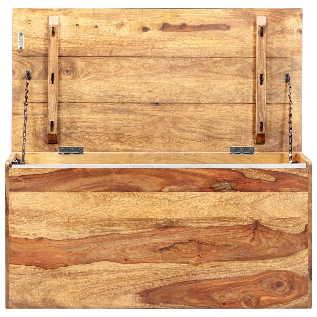 vidaXL Úložná truhlica 80x40x40 cm masívne sheeshamové drevo