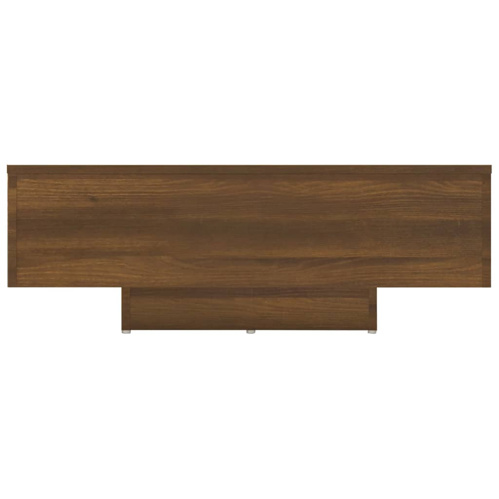 vidaXL Konferenčný stolík hnedý dub 85x55x31 cm spracované drevo