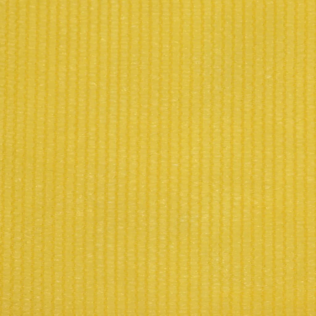 vidaXL Balkónová markíza, žltá 75x400 cm, HDPE