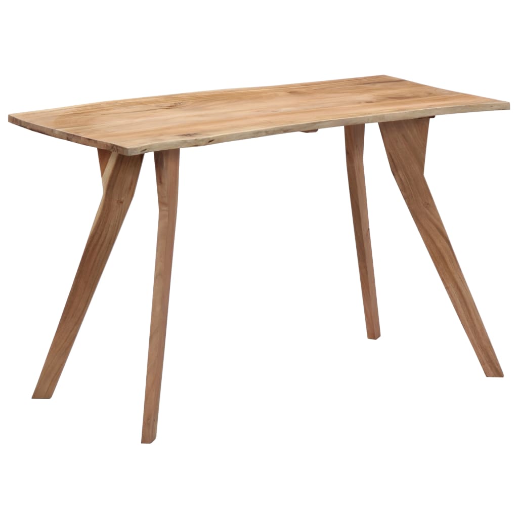 vidaXL Jedálenský stôl 120x58x76 cm masívne akáciové drevo