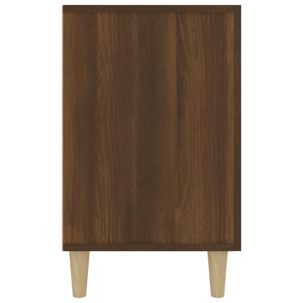 vidaXL Komoda, hnedý dub 100x36x60 cm, kompozitné drevo