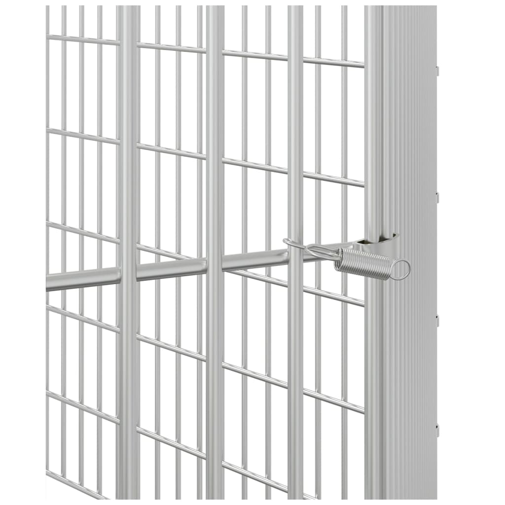 vidaXL 6-panelová klietka pre králiky 54x60 cm pozinkované železo