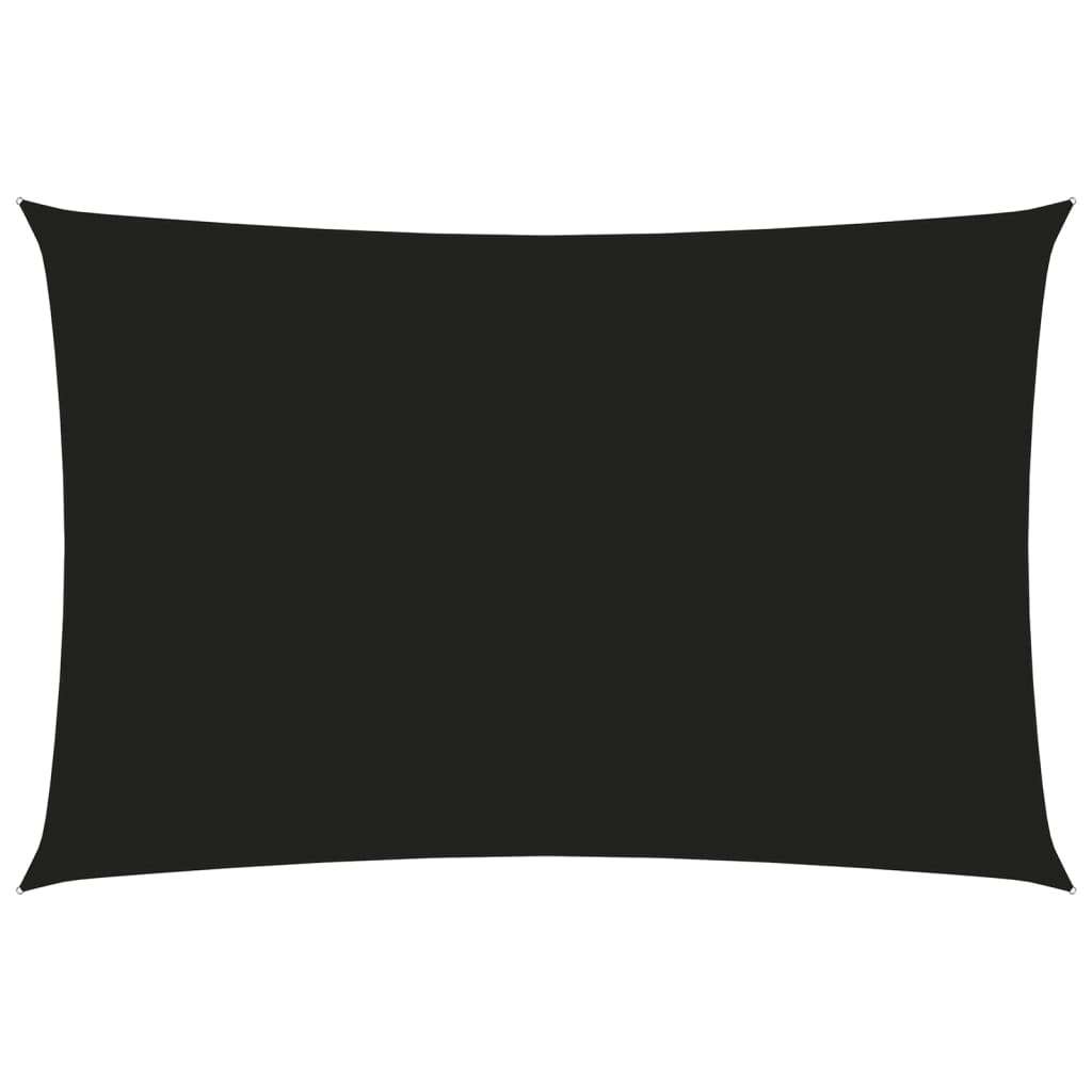 vidaXL Tieniaca plachta oxfordská látka obdĺžniková 2,5x5 m čierna