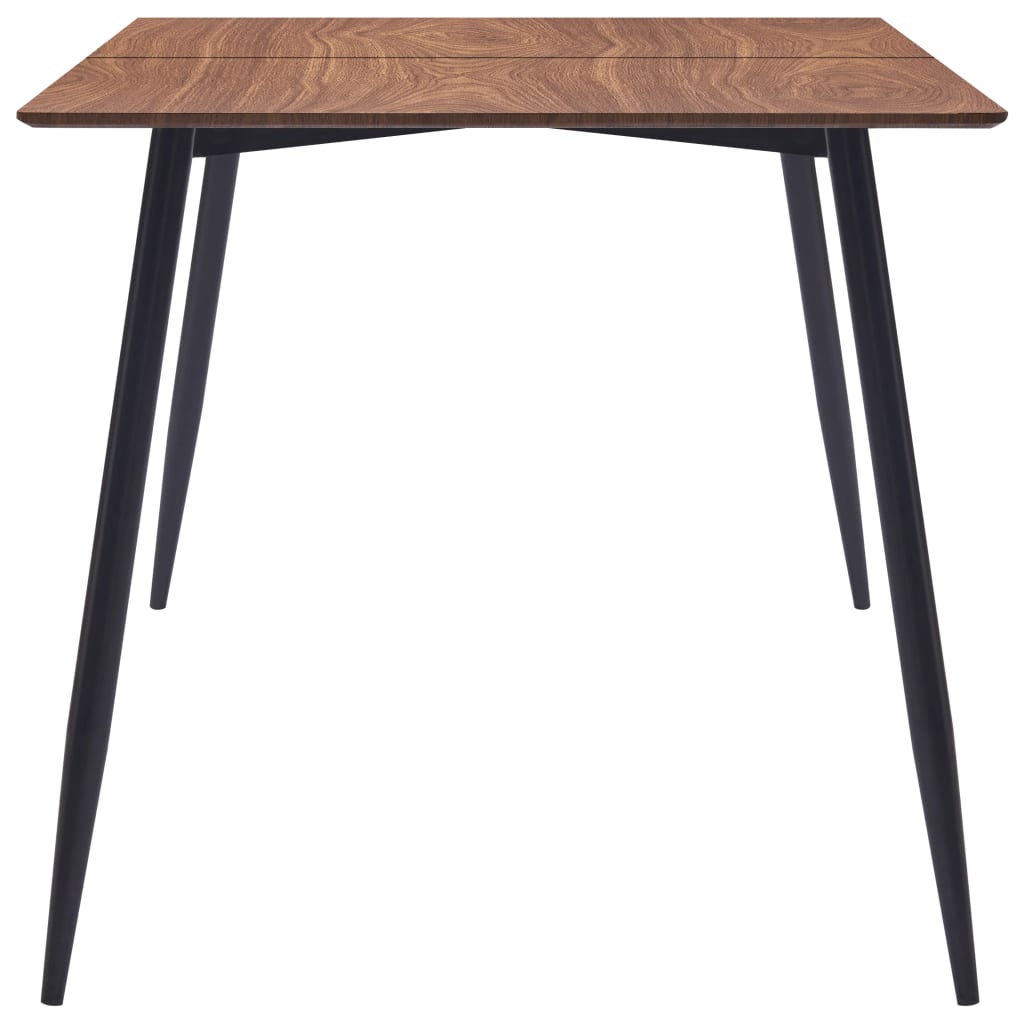 vidaXL Jedálenský stôl, hnedý 140x70x75 cm, MDF