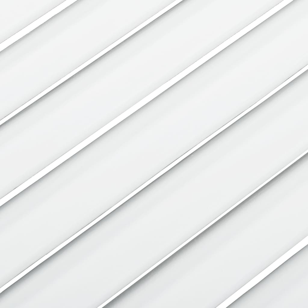 vidaXL Lamelové dvierka na skrinku 2 ks, biele 39,5x39,4 cm, borovica