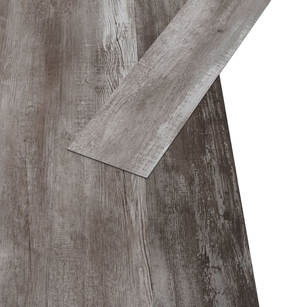 vidaXL Podlahové dosky z PVC 5,02m² 2mm, samolepiace,matné drevo,hnedé