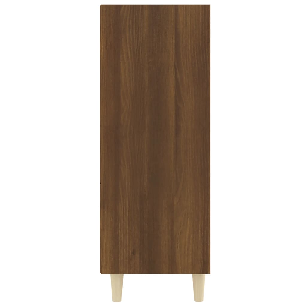 vidaXL Komoda hnedý dub 69,5x32,5x90 cm spracované drevo