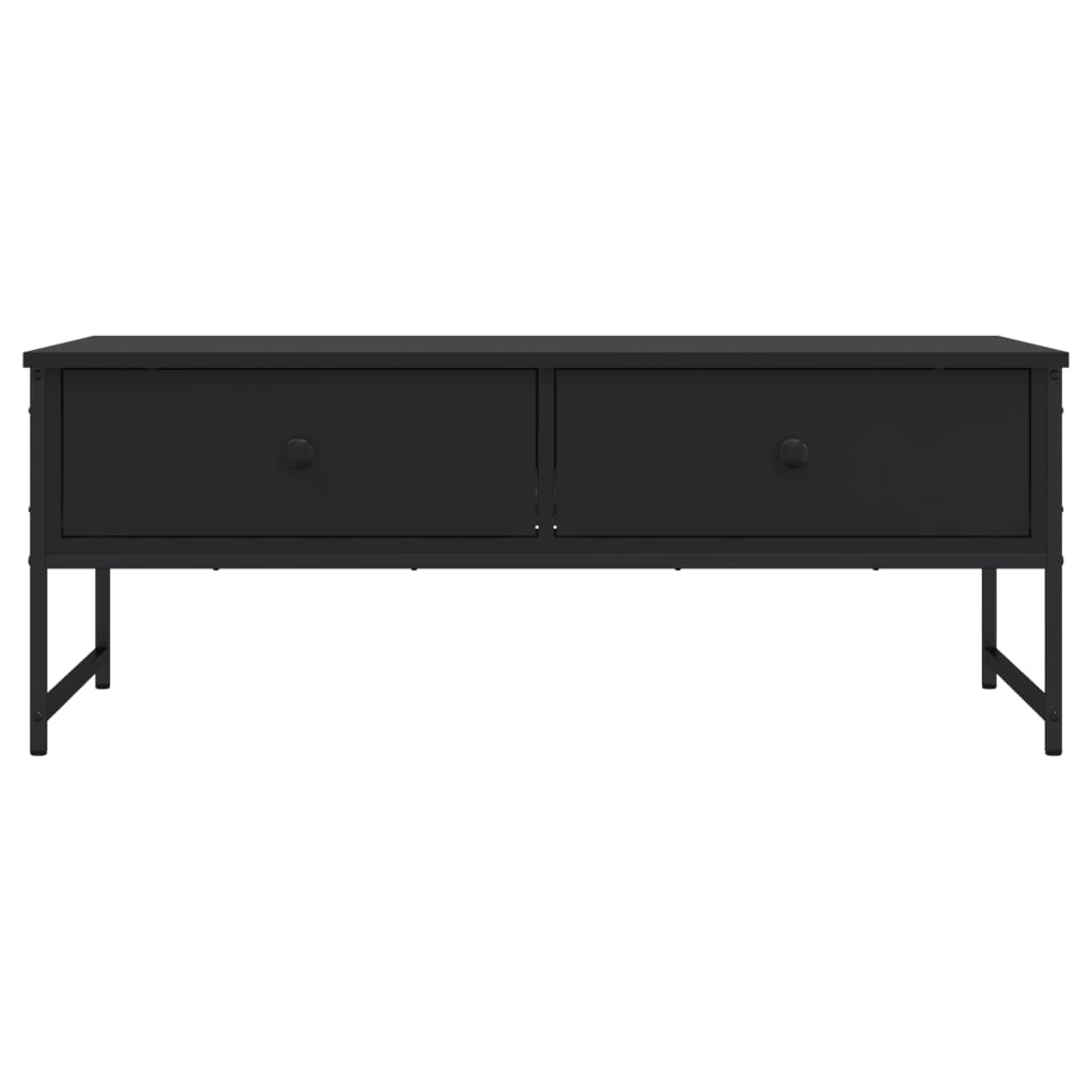 vidaXL Konferenčný stolík čierny 101x49x39,5 cm kompozitné drevo