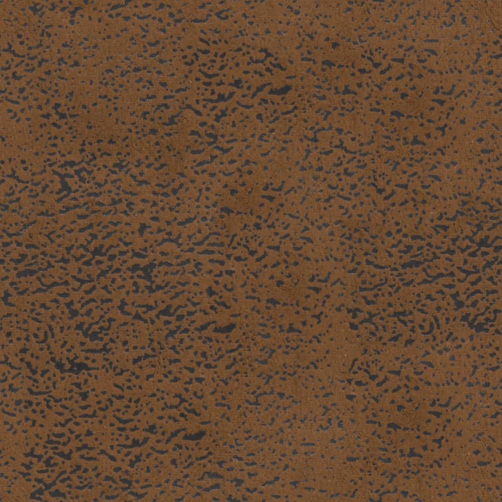 vidaXL Lavička s operadlom hnedá 119,5x64,5x75 cm umelá semišová koža