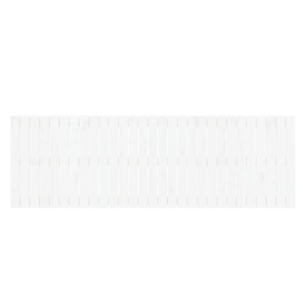 vidaXL Nástenné čelo postele biele 185x3x60 cm masívna borovica