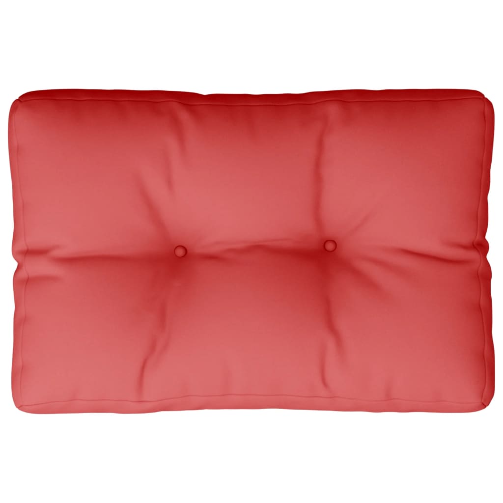 vidaXL Podložka na paletový nábytok, červená 60x40x12 cm, látka
