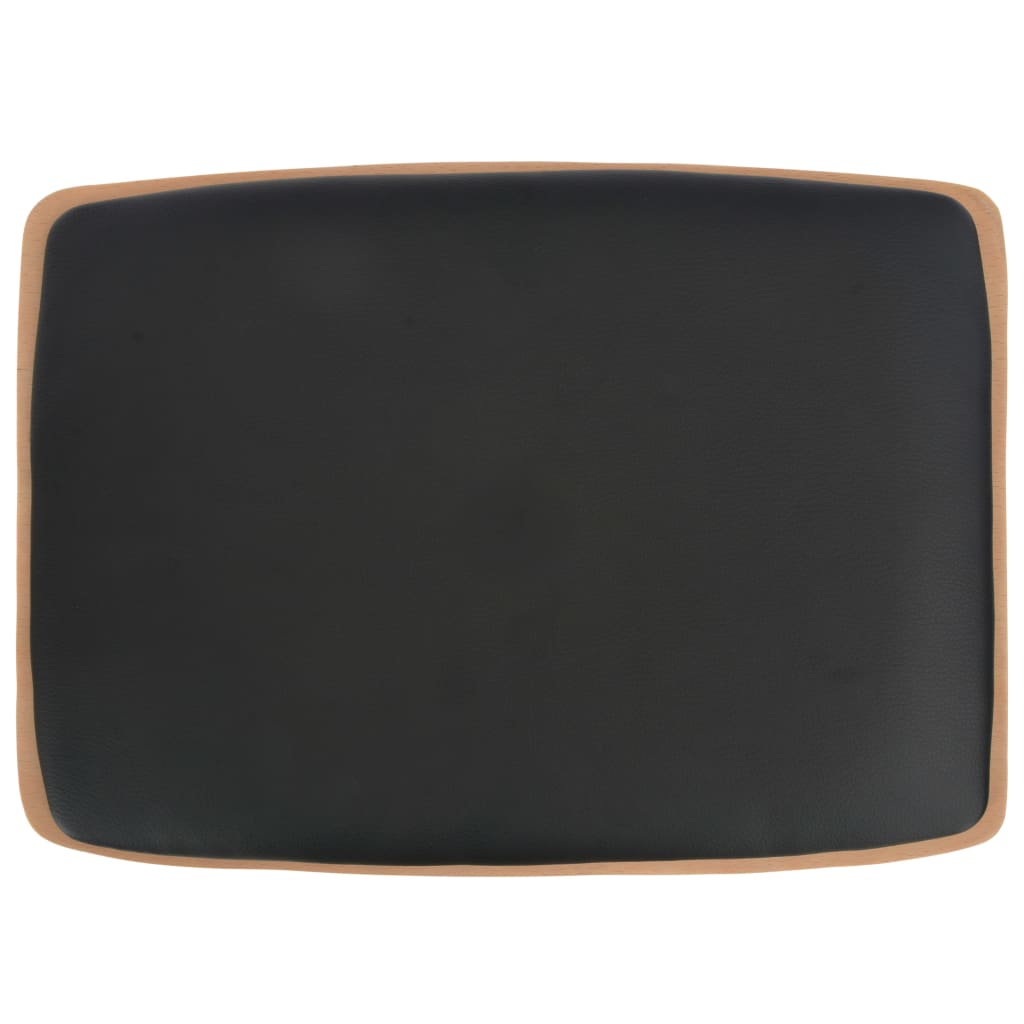 vidaXL Barové stoličky 2 ks čierne umelá koža