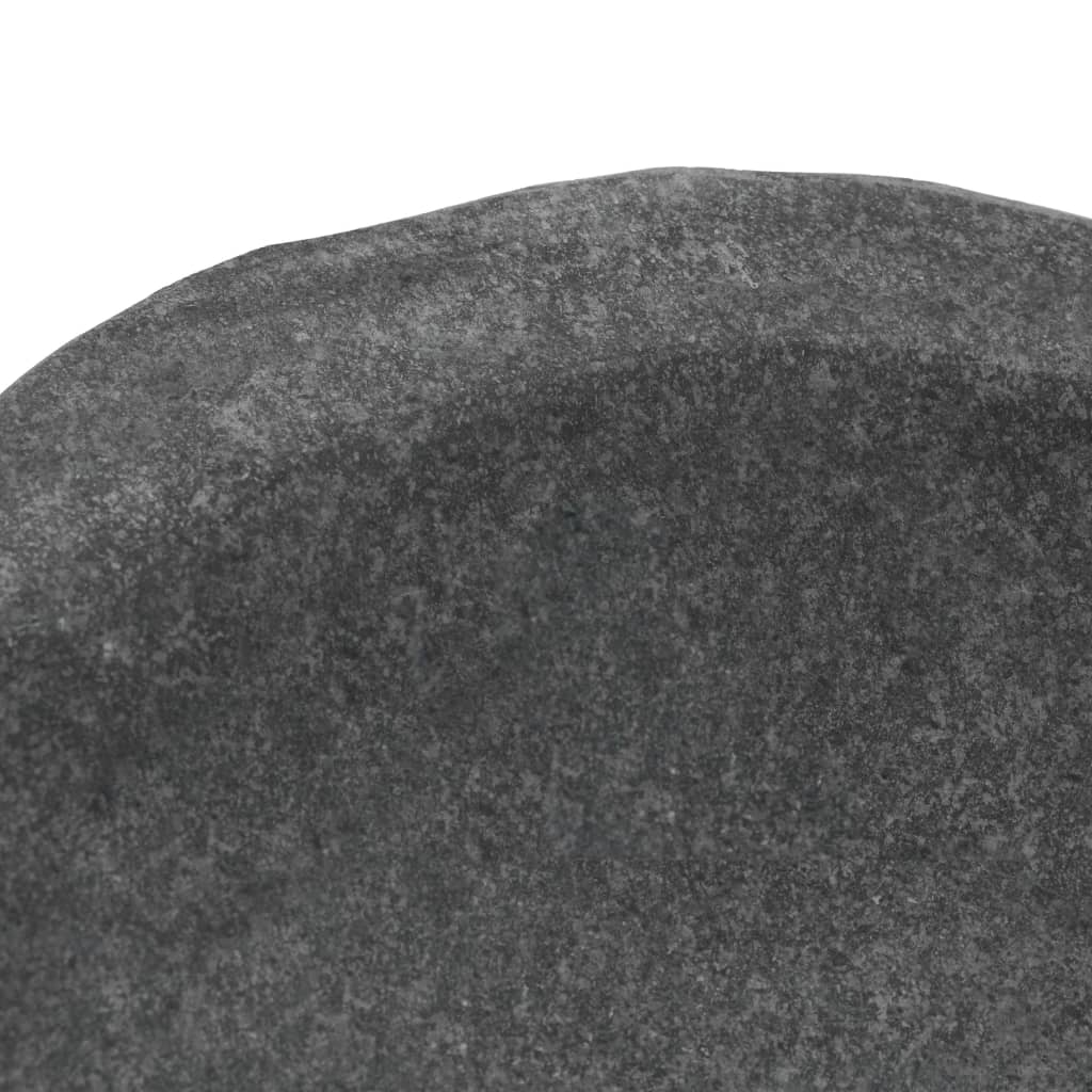 vidaXL Umývadlo, riečny kameň, oválne 60-70 cm