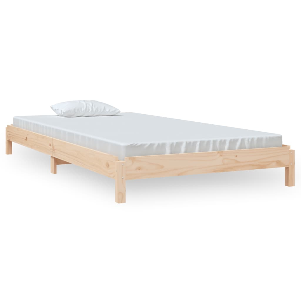 vidaXL Stohovateľná posteľ 100x200 cm borovicový masív