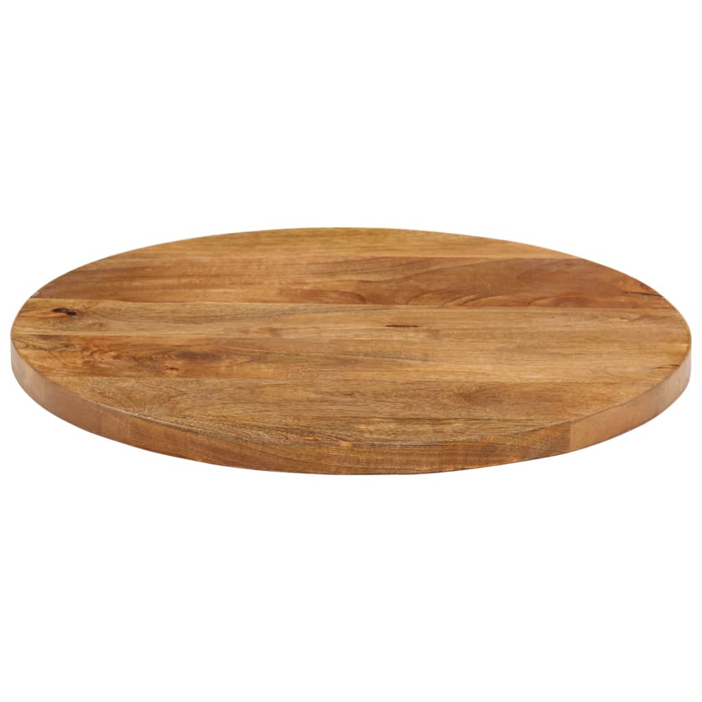 vidaXL Stolová doska Ø 60x2,5 cm okrúhla masívne mangovníkové drevo