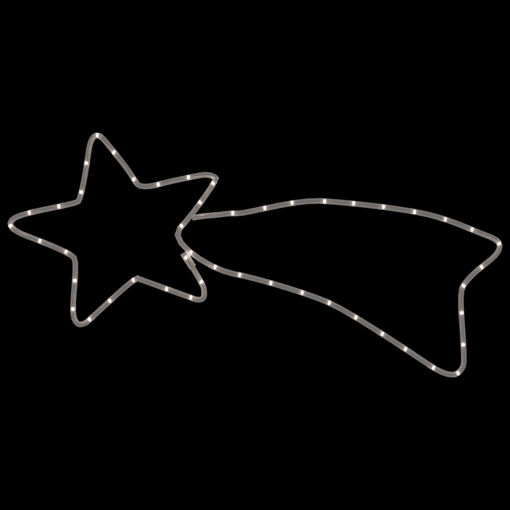 vidaXL Vianočná silueta kométy, 48 LED diód, teplá biela 65x28 cm