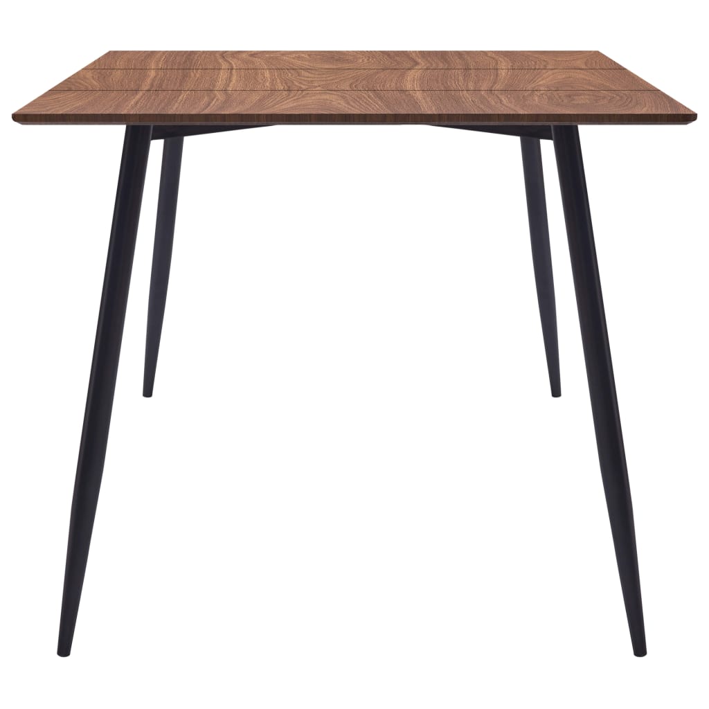 vidaXL Jedálenský stôl, hnedý 180x90x75 cm, MDF