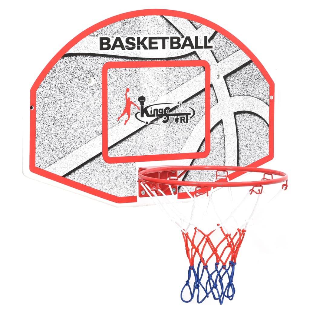 vidaXL 5-dielna sada basketbalového koša na stenu 66x44,5 cm