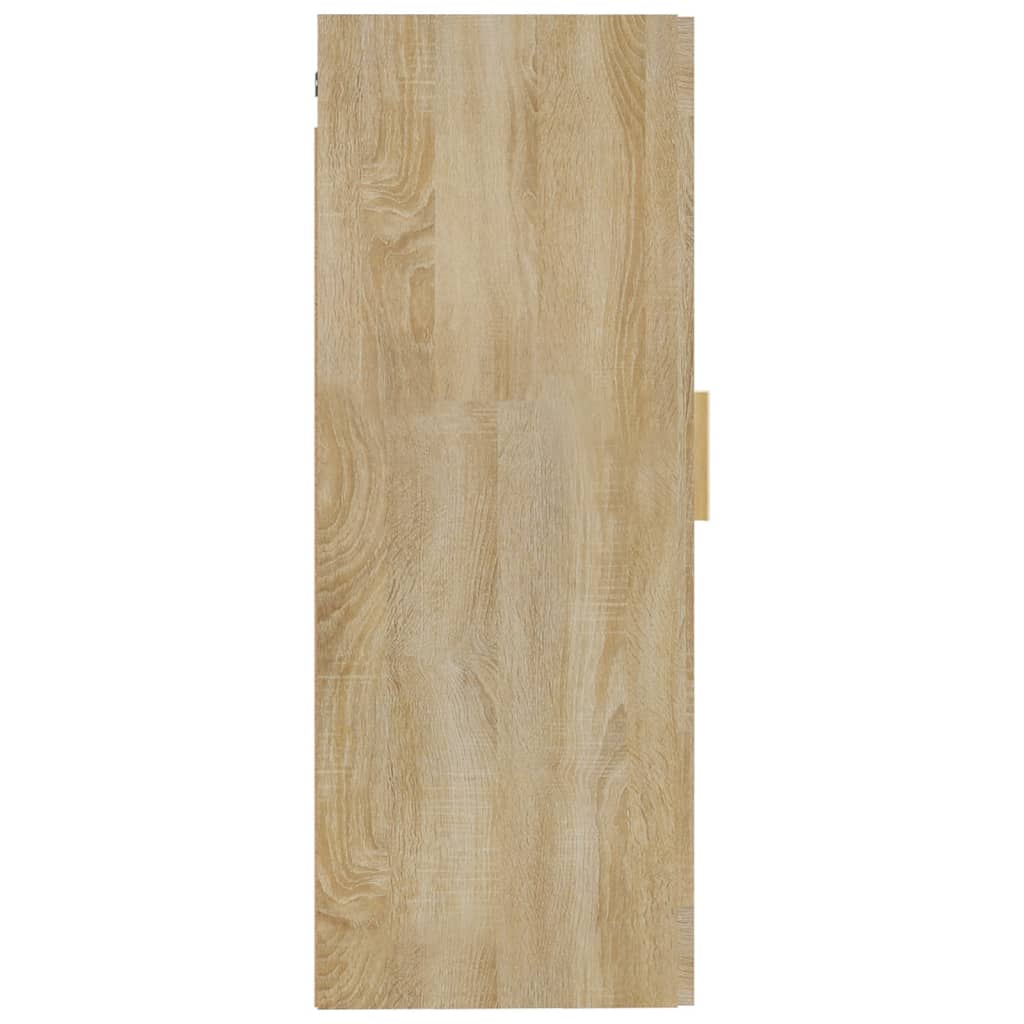 vidaXL Nástenná skrinka farba dubu sonoma 35x34x90 cm spracované drevo