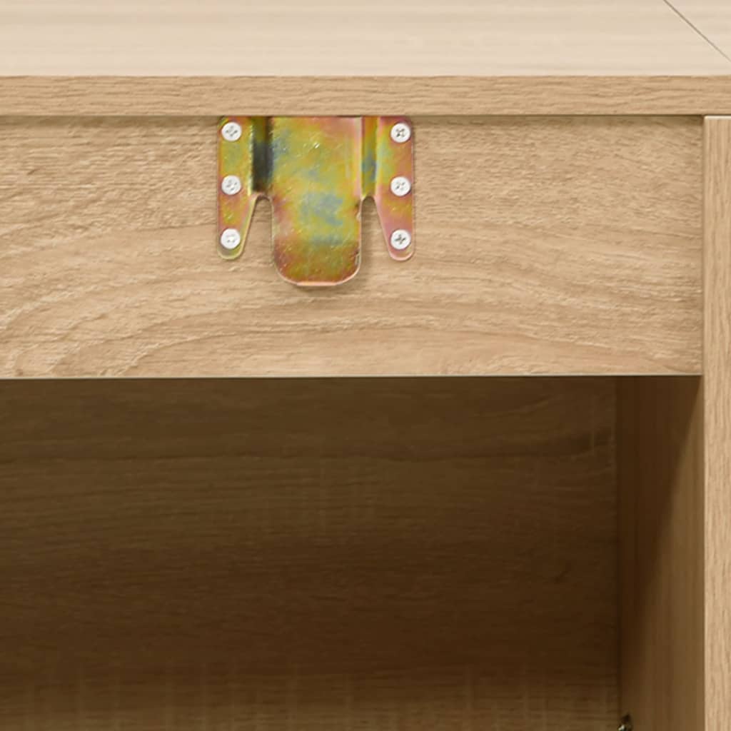 vidaXL 5-dielna sada kúpeľňového nábytku dub kompozitné drevo