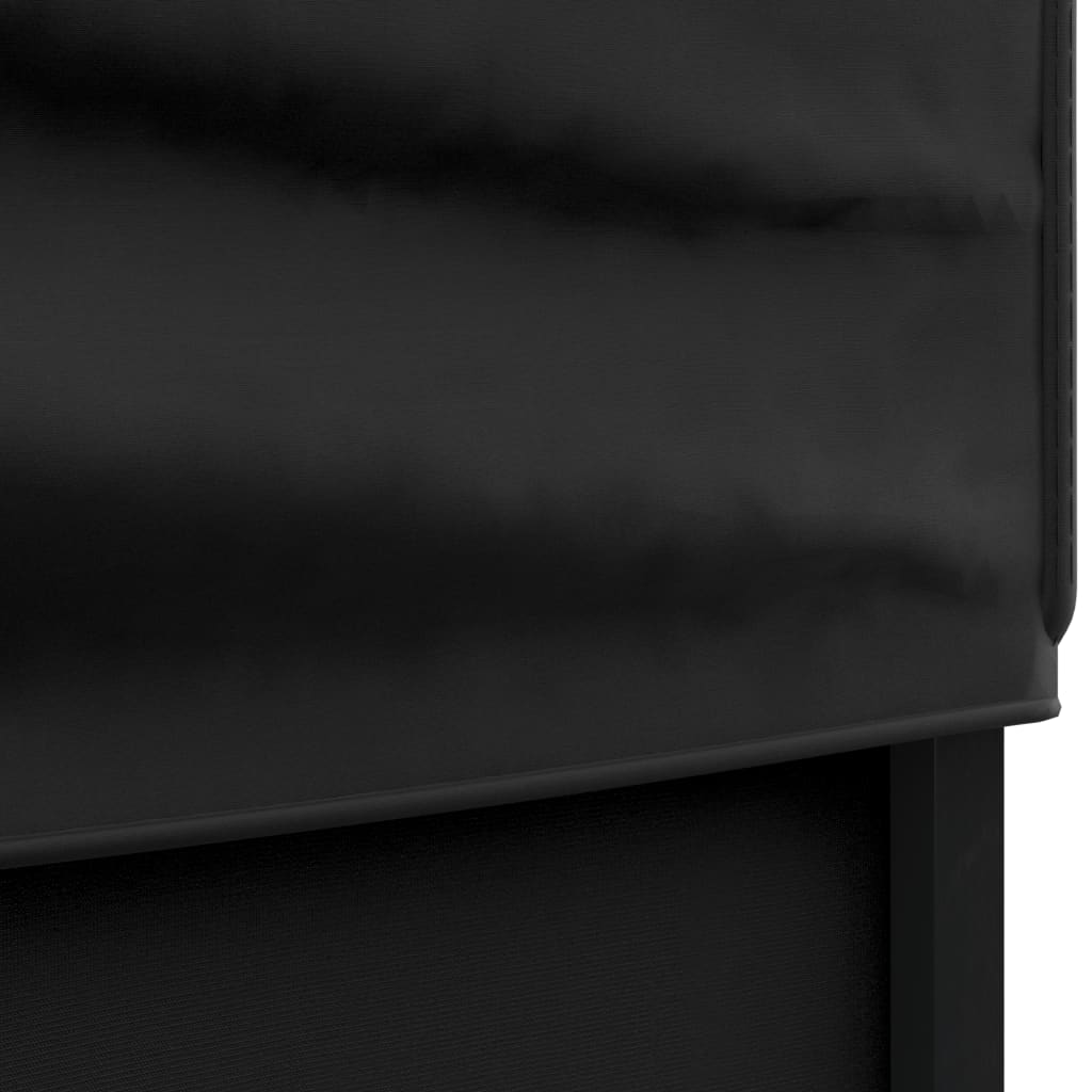 vidaXL Skladací párty stan s bočnicami čierny 2x2 m